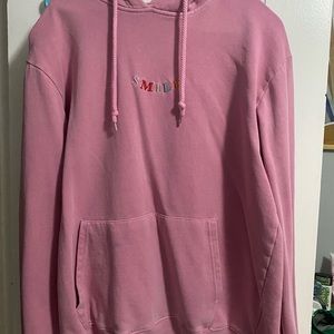 Pink hoodie
